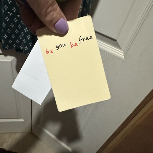 Bebop medium green dress with bell sleeves. High neck line - Picture 10 of 12